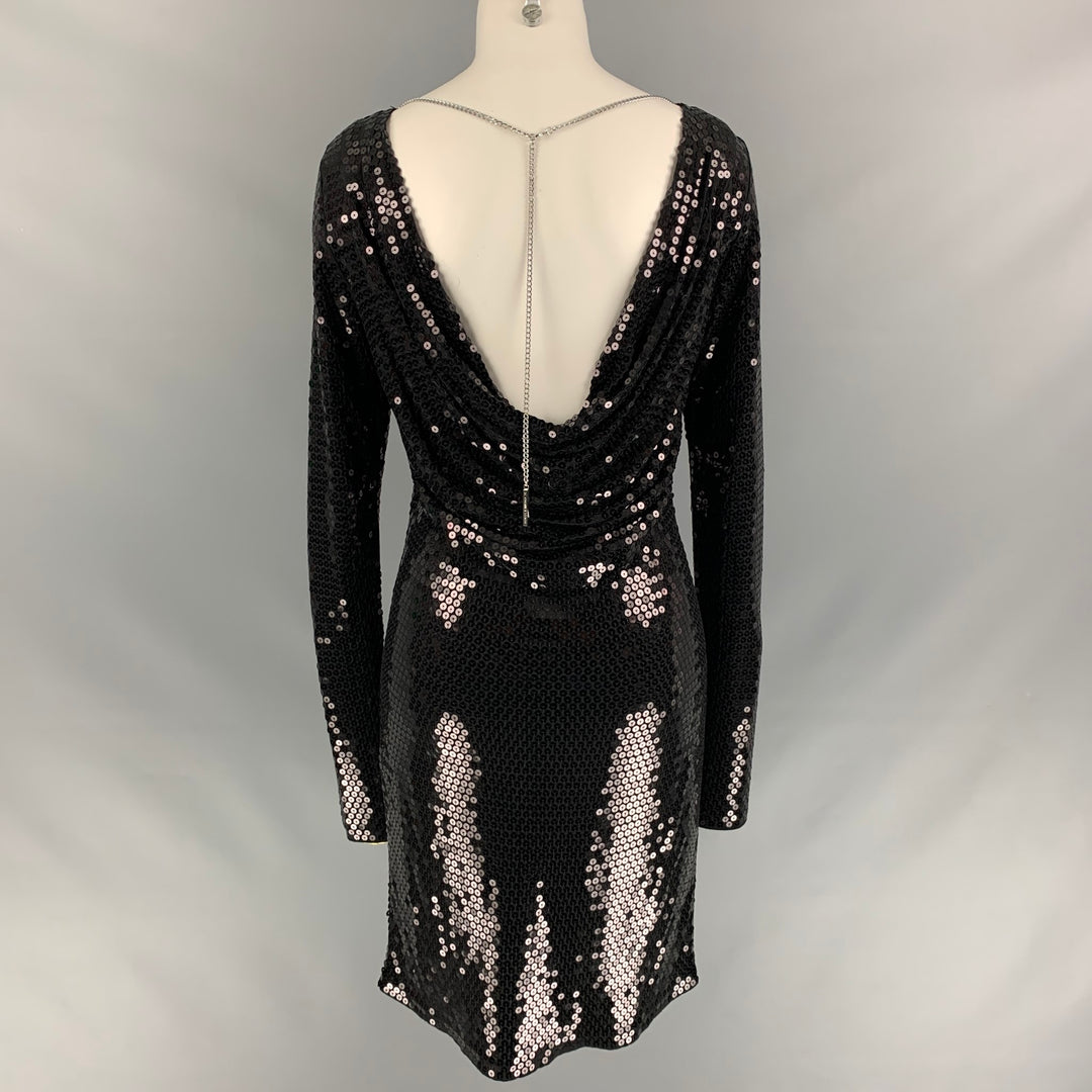 MICHAEL by MICHAEL KORS Size S Black Long Sleeve Below Knee Cocktail D Sui Generis Designer Consignment MICHAEL by MICHAEL KORS Size S Black Long Sleeve Below Knee Cocktail D Sui Generis Designer Consignment