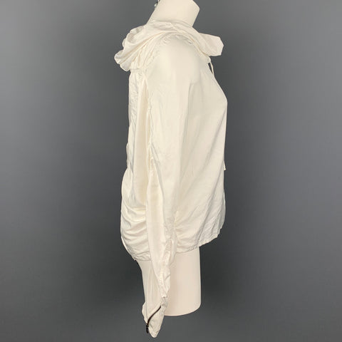 LANVIN 2007 par Alber Elbaz Taille 6 Haut décontracté en polyester blanc