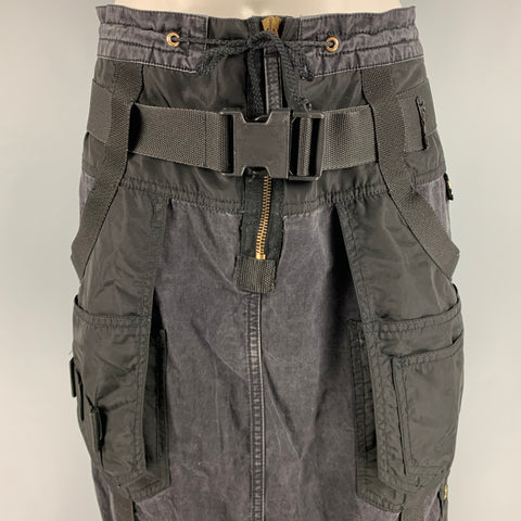 JPG par GAULTIER Taille 6 Jupe cargo lavée noire