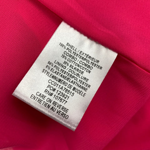 ALICE + OLIVIA Taille 10 Robe trapèze en polyester rose Lurex