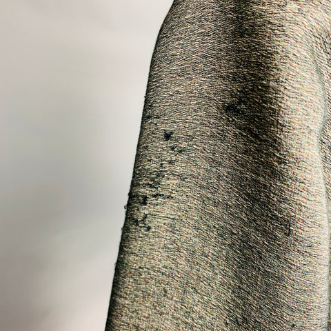 MIHARAYASUHIRO Size 36 Grey Yellow Owl Print Cotton Coat