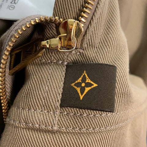 LOUIS VUITTON Size 2 Khaki Cotton Pleated Casual Pants