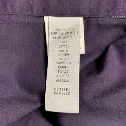 RALPH LAUREN Size S Purple Cotton Button Up Long Sleeve Shirt