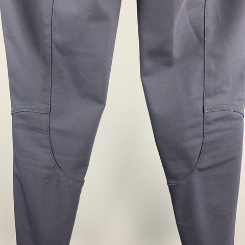 THE ROW Size XS Navy Slim Leg Riding Style Dress Pants