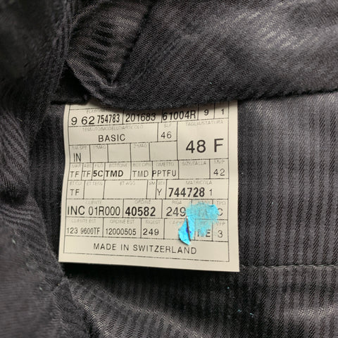 TOM FORD Size 32 Black Textured Cotton Zip Fly Casual Pants