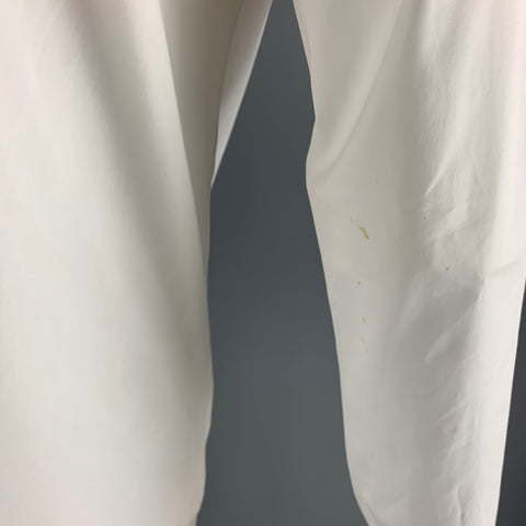 GIORGIO ARMANI Size S White Cotton Button Up Long Sleeve Shirt
