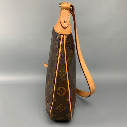 LOUIS VUITTON Odeon PM Brown & Beige Logo Coated Canvas Cross Body Handbag