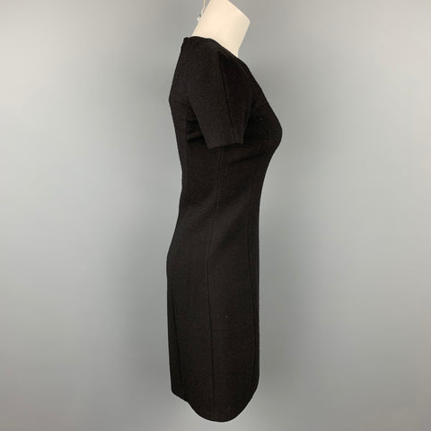 MICHAEL KORS Taille 0 Robe droite en crêpe noire
