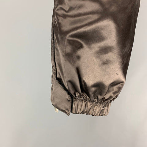 DIOR by Kim Jones Size L Grey Gunmetal Polyamide Drawstring Casual Pants