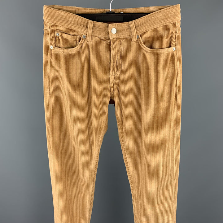 THE CORDS & CO Size 29 Tan Cotton Zip Fly Casual Pants