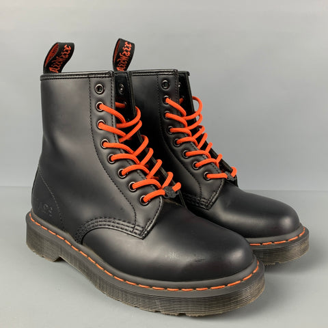 DR. MARTENS 1460 Beams x Babylon Talla 7 Botines de cuero negro