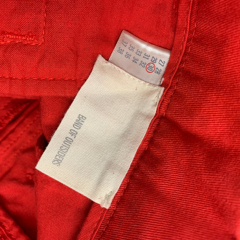 BAND OF OUTSIDERS Size 30 Red Cotton Casual Pants