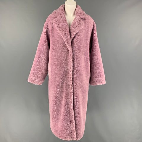 STAND STUDIO Taille XS Manteau Maria en fausse fourrure polyester lavande