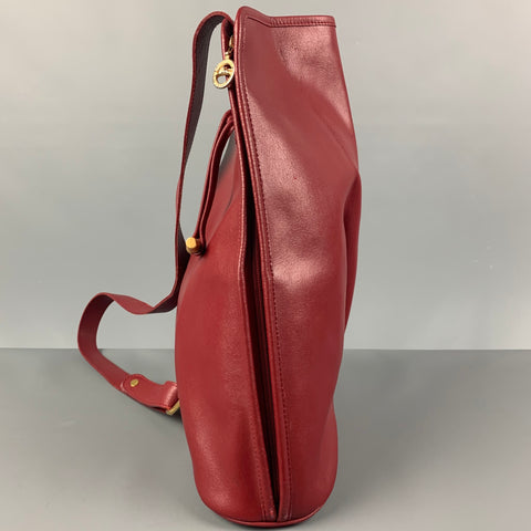Bolso de hombro de piel sintética rojo LONGCHAMP
