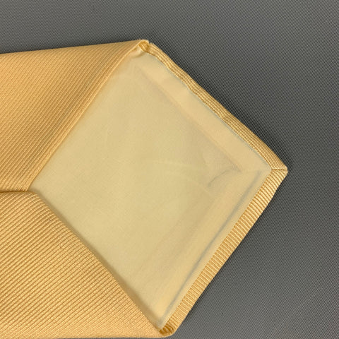 BERGDORF GOODMAN Yellow Twill Tie