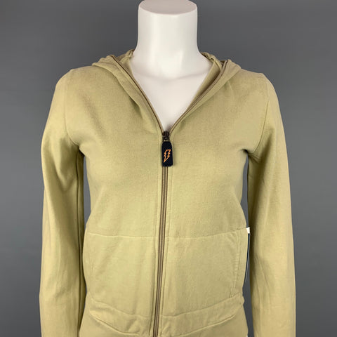 WALTER VAN BEIRENDONCK 90's Kiss The Future Size S Moss Zip Up Hoodie
