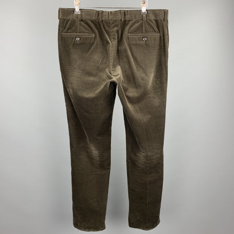 RALPH LAUREN Size 36 Brown Zip Fly Corduroy Casual Pants