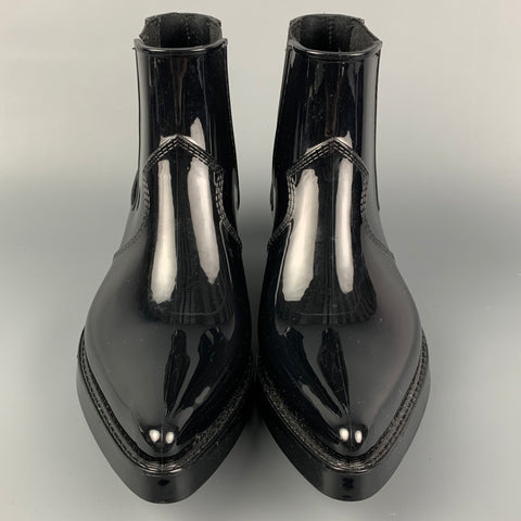CALVIN KLEIN Size 9 Black Pull On Boots