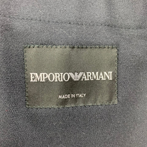 EMPORIO ARMANI Size 34 Navy Mixed Materials Wool Blend Sport Coat