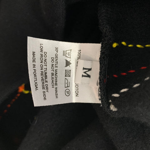 PRABAL GURUNG Size M Multi-Color Geometric Embroidered Cotton Crew-Neck Sweatshirt