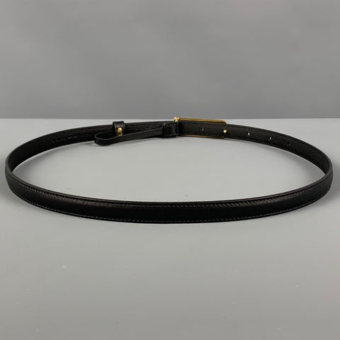 GUCCI Waist Size 30 Black Leather Belt