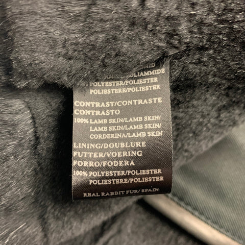 ARMANI COLLEZIONI Size 40 Black Polyamide Blend Jacket