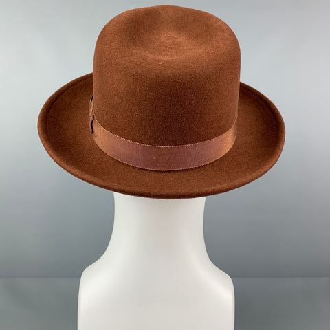 GOORIN BROTHERS Brown Felt Fedora Hat