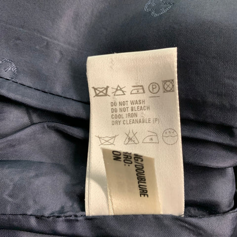 ESCADA Taille 4 Veste texturée en mélange de laine orange marine