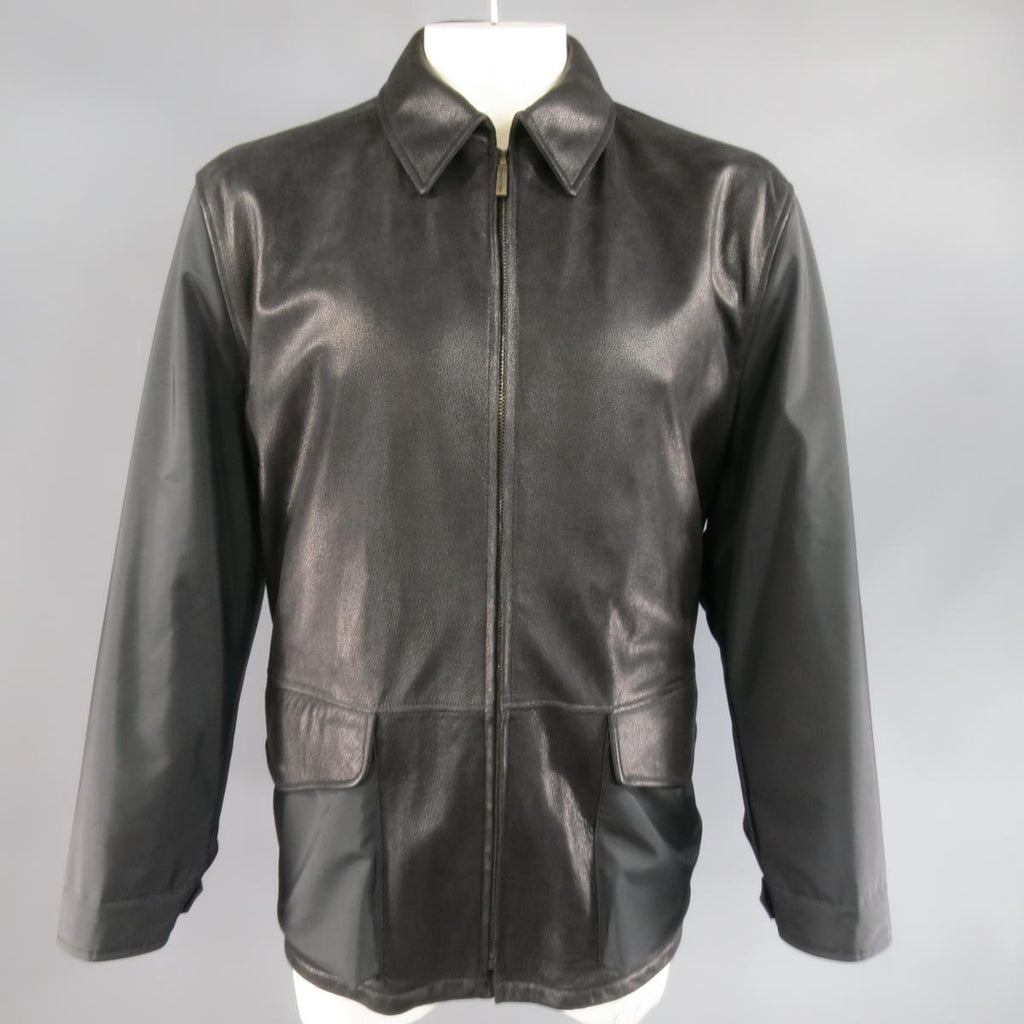 AM042　Ermenegildo Zegna　牛革レザー　コート メンズレザージャケット：コート、ボンバー＆ブルゾン | ZEGNA JP