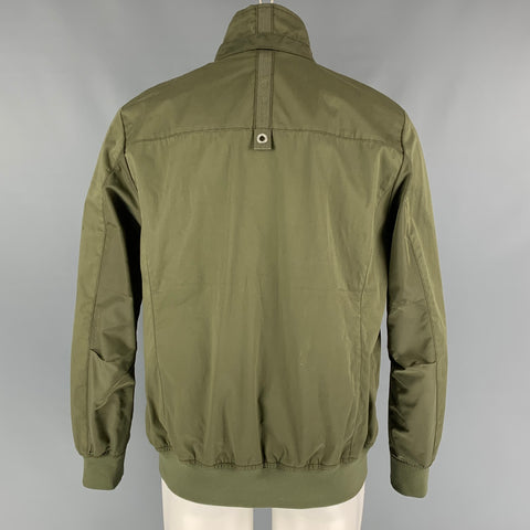 BOGNER Size 40 Olive Cotton Polyamide Zip & Buttons Luan Jacket