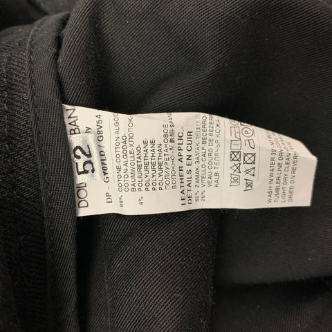 DOLCE & GABBANA Stretch Size 36 Black Wash Denim Zip Fly Jeans