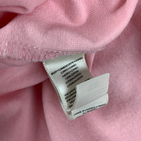 MARC JACOBS x PEANUTS Size L Pink Black Graphic Cotton Crew-Neck T-shirt