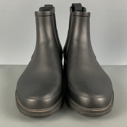 HUNTER Talla 9 Botines de goma negros