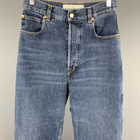 GOLDEN GOOSE Size 2 Blue Washed Wide Leg KIM Jeans