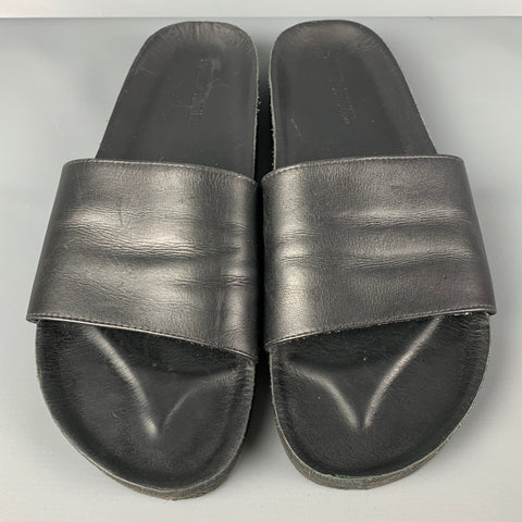 ANKARI FLORUSS Taille 13 Sandales à enfiler en cuir noir