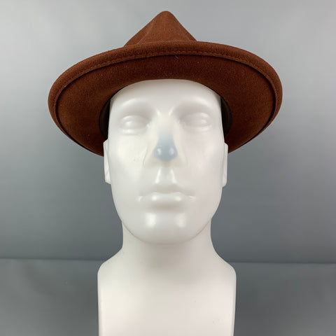 GOORIN BROTHERS Brown Felt Fedora Hat