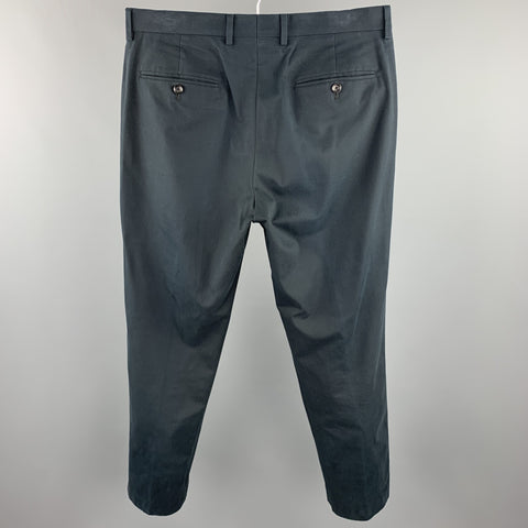 J CREW Size 32 Black Cotton Dress Zip Fly Pants