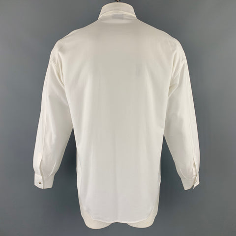 Vintage VERSACE JEANS COUTURE Size M White Cotton Button Up Jacket