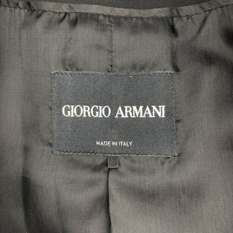 GIORGIO ARMANI Size M Black Shawl Collar Blazer