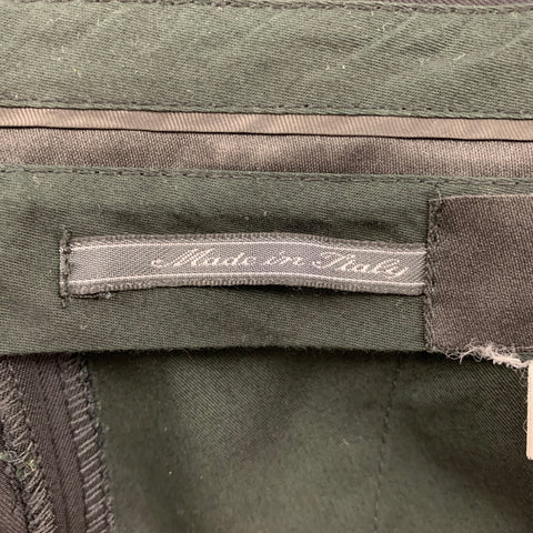 GUCCI Size 40 Black Wool Zip Fly Dress Pants