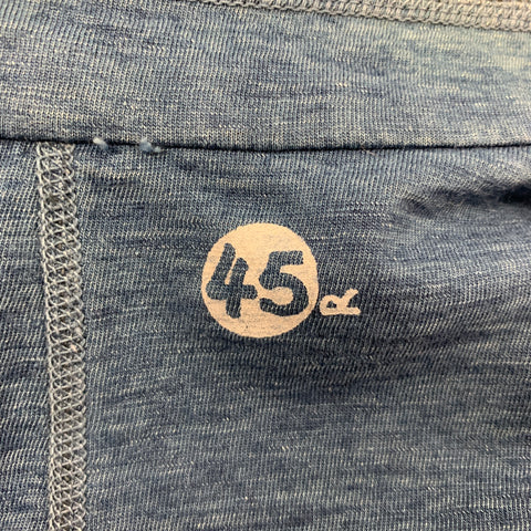 45rpm Size XL Indigo Cotton Notch Lapel Jacket