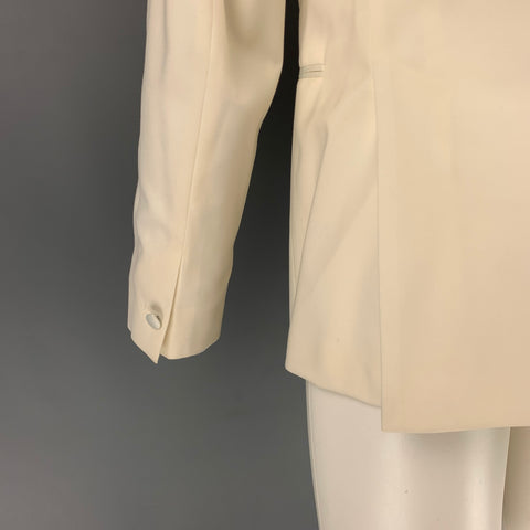 THEORY Fall 18 Size 40 Off White Wool Peak Lapel Sport Coat