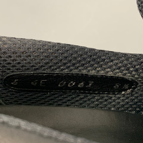 PRADA Size 9.5 Black Leather Slip On Loafers