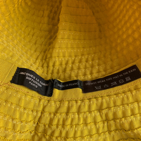 JACQUES LE CORRE Yellow Ribbon Bucket Hat