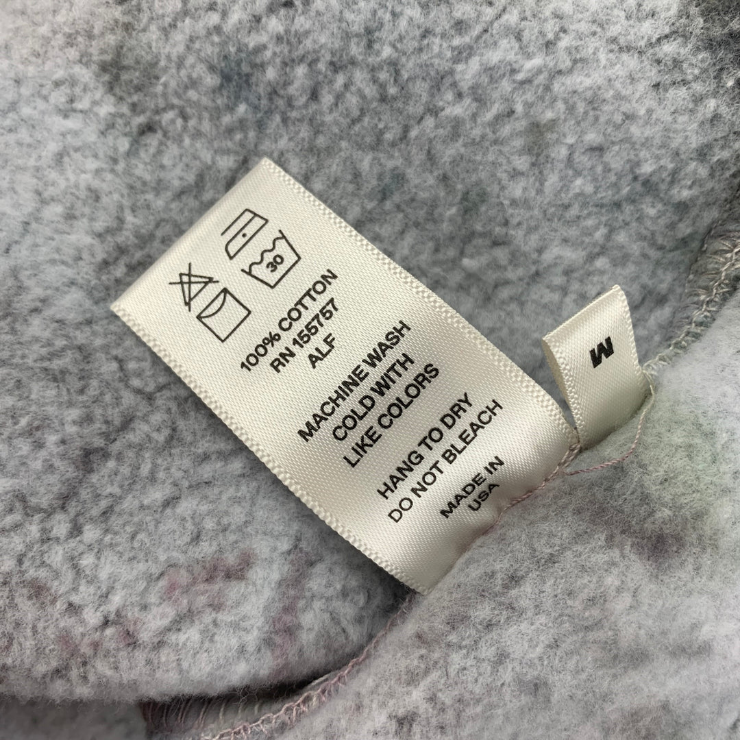 MADHAPPY Size M Multi-Color Tie Dye Cotton Hooded Sweatshirt