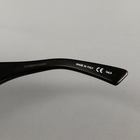 BALENCIAGA Black Acetate Square Sunglasses