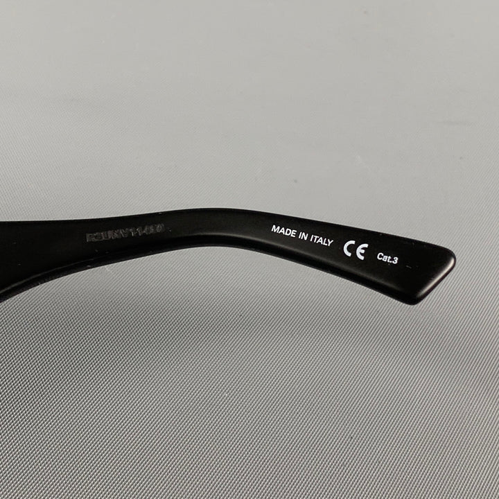 BALENCIAGA Black Acetate Square Sunglasses