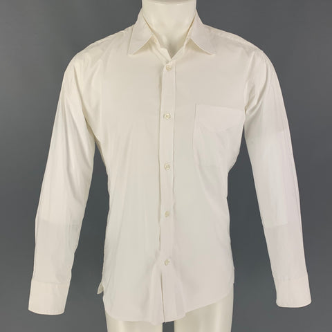 UNIVERSAL WORKS Size M White Cotton Long Sleeve Shirt
