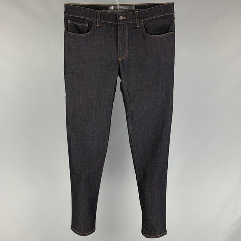 DOLCE & GABBANA Size 32 Indigo Cotton Skinny Jeans