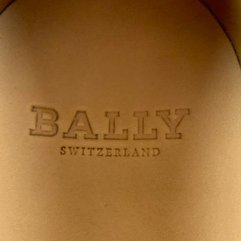 BALLY Size 11.5 Burgundy Leather Lace Up Shoes